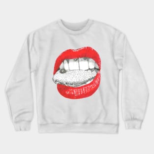 Playful lips Crewneck Sweatshirt